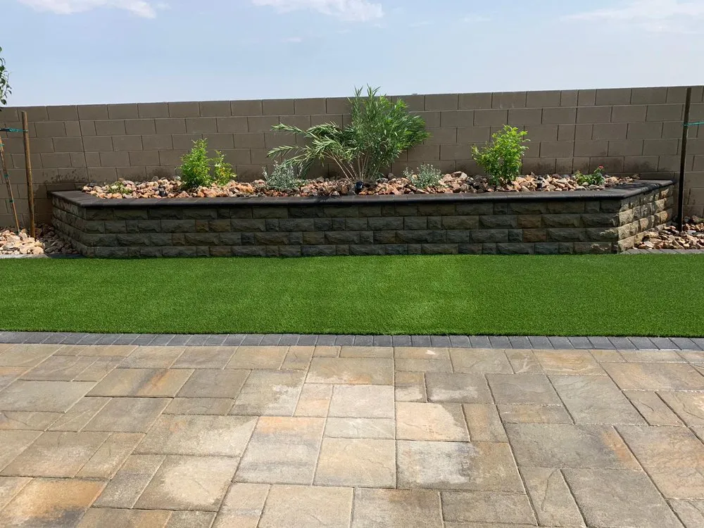 Custom yard cleanup service for outdoor upgrades in Las Vegas, NV by NV Landscapes