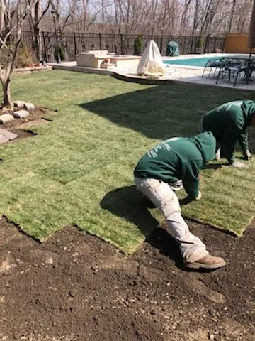 Affordable landscape installation in Monroe, CT by NV Landscaping