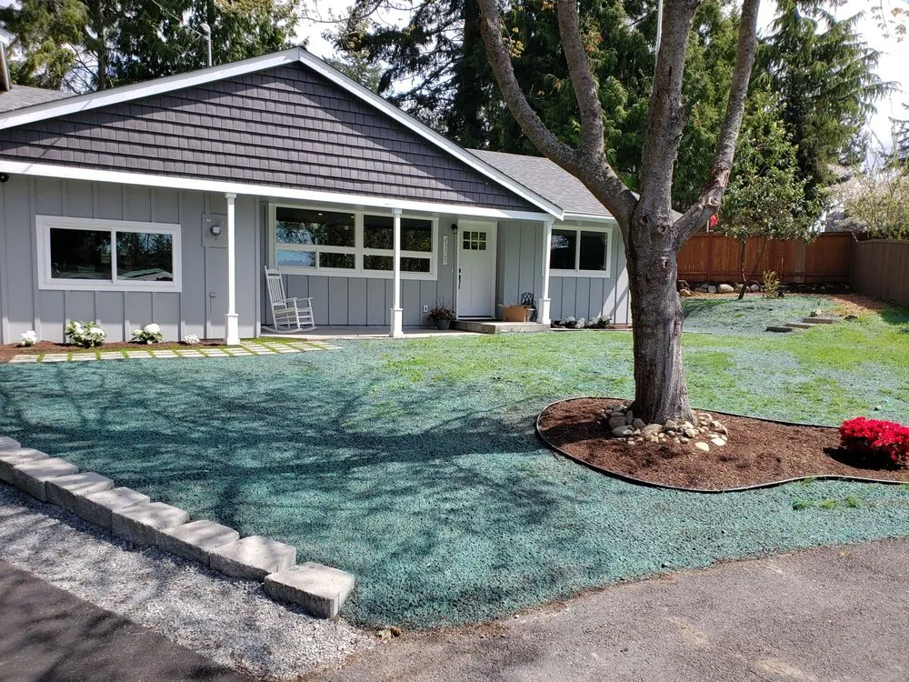 Professional garden landscaping for beautiful yards across Silverdale, WA - NW Bulldozing & Hydroseeding