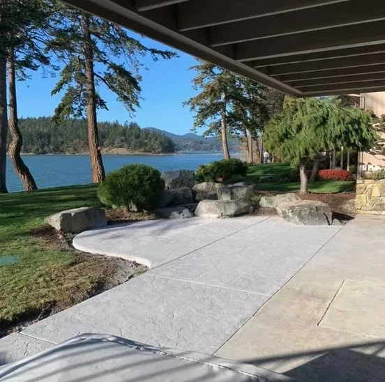 Custom lawn care service with custom design in La Conner, WA by NW Ridgeline