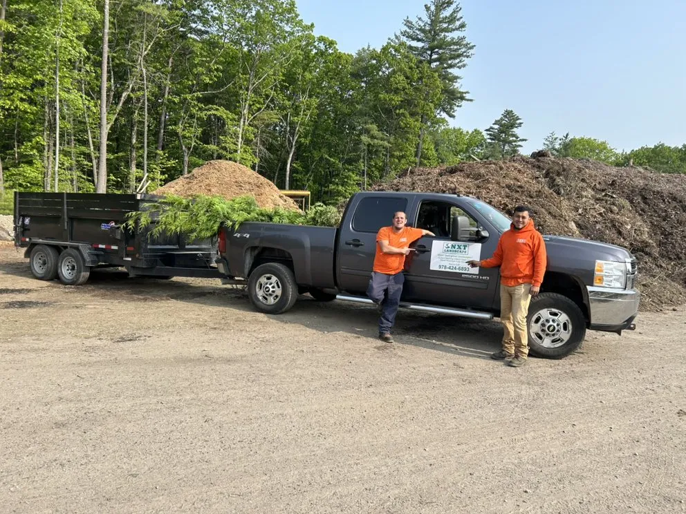 Local landscape installation in Fitchburg, MA by NXT Landscaping