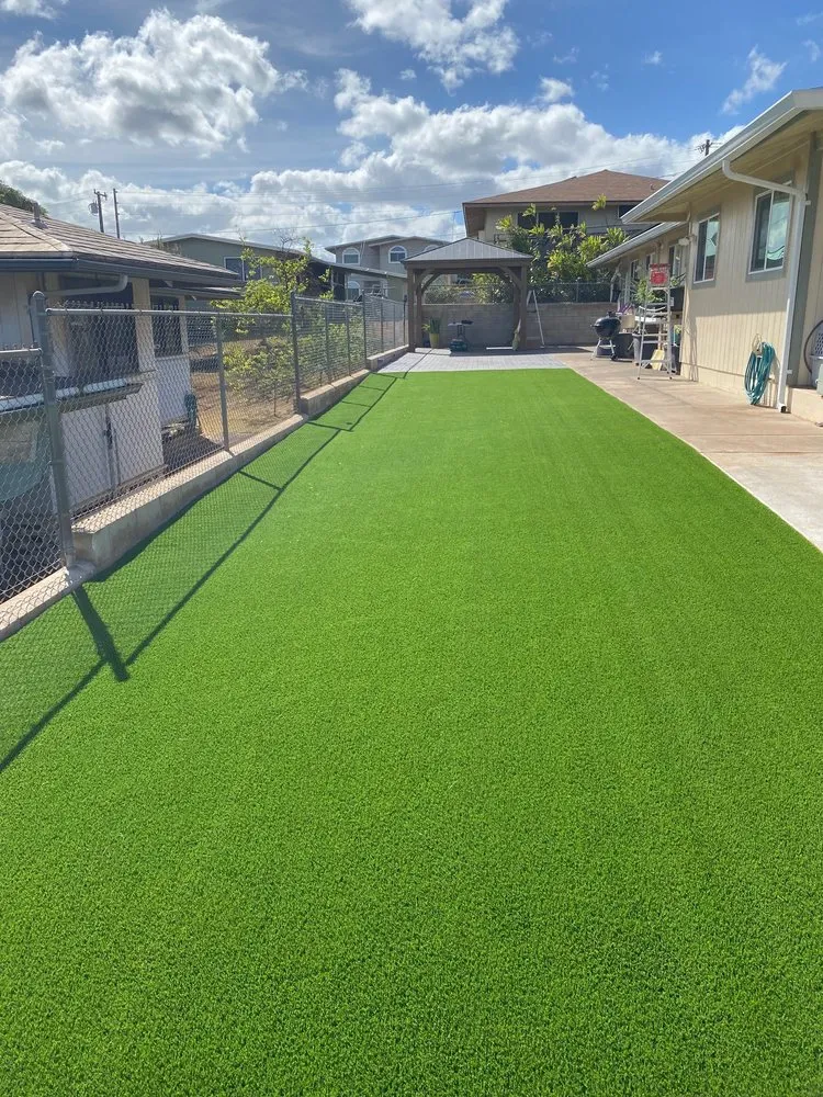 Custom lawn mowing service in Honolulu, HI by NyLawn Synthetic Turf