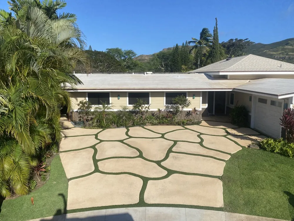 Custom yard maintenance in Honolulu, HI by NyLawn Synthetic Turf