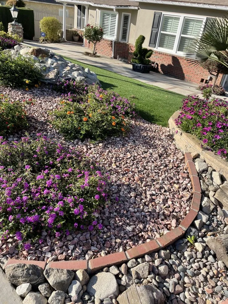 Local yard cleanup service with custom design in San Fernando Valley, CA by O Berumen Landscaping N Tree service