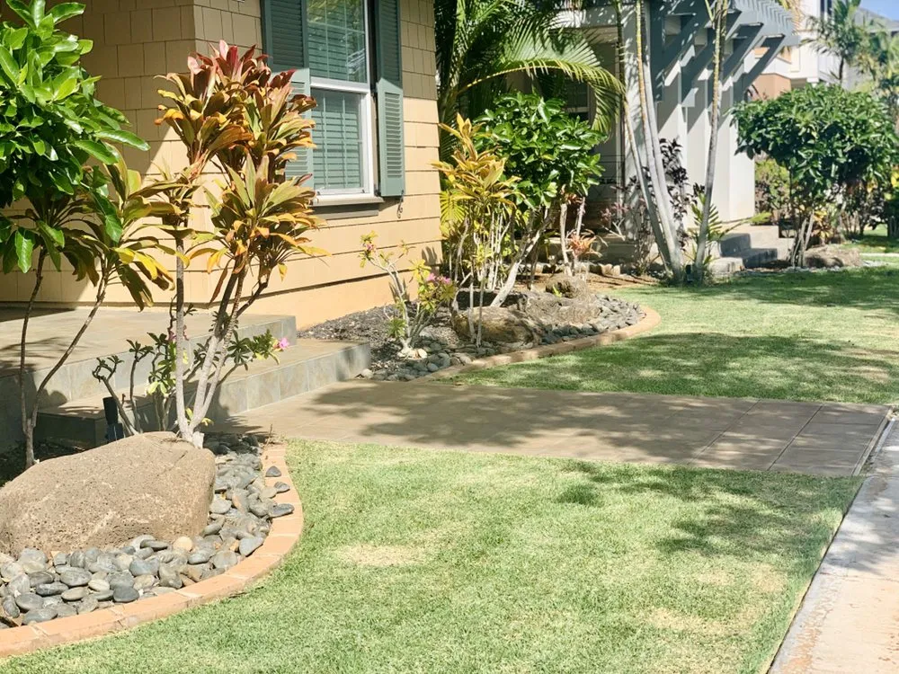 Local landscape design with custom design across Wahiawa, HI - Oahu Lawn Service