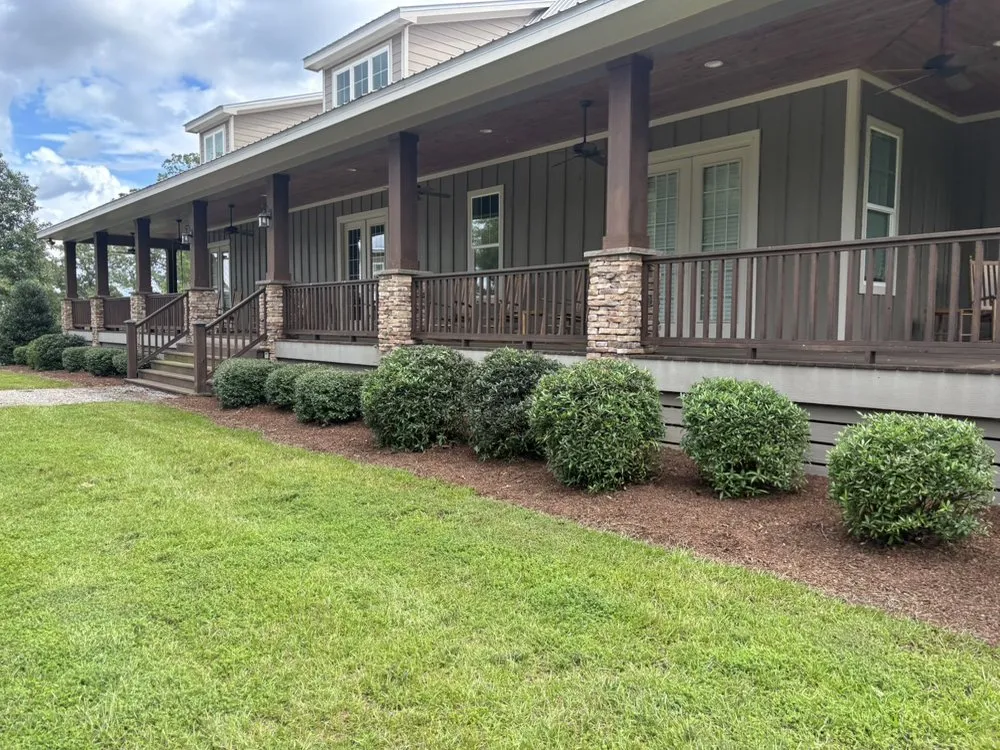 Custom yard maintenance with custom design across Opelika, AL - Oak Bowery Lawn Care