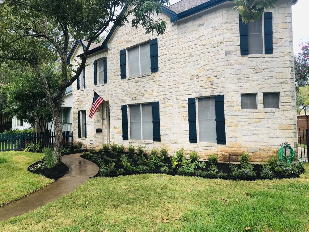 Professional lawn mowing service in Round Rock, TX by Oak Grove Lawn and Landscape