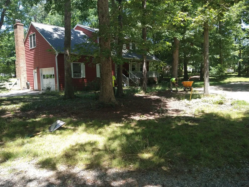 Professional landscaping services for homes in Montrose, VA by Oak Grove Outdoor Solutions