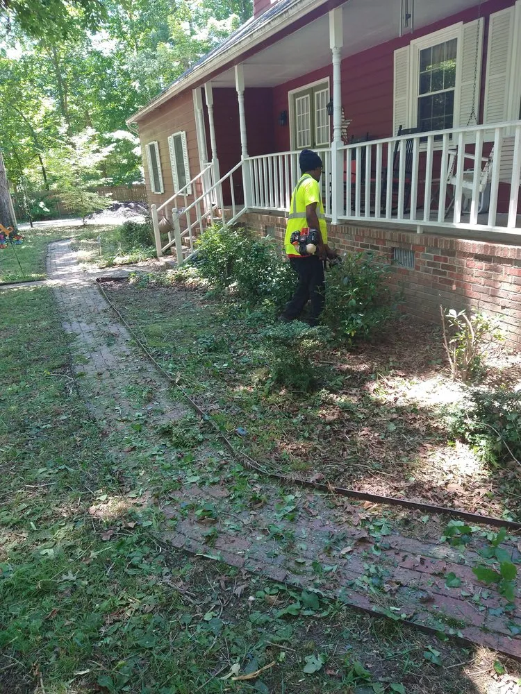 Affordable lawn mowing service for homes in Montrose, VA by Oak Grove Outdoor Solutions