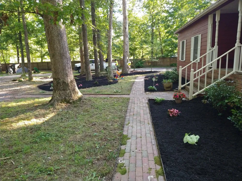 Affordable outdoor landscaping for year-round maintenance in Montrose, VA by Oak Grove Outdoor Solutions