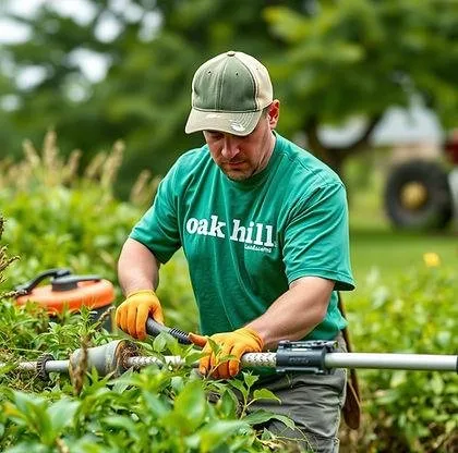 Affordable yard cleanup service with custom design in Raleigh, NC by Oak Hill Landscaping