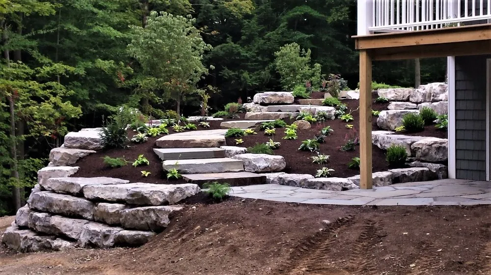 Custom residential landscaping in Hamburg, NY by Oak Hill Professional Landscaping