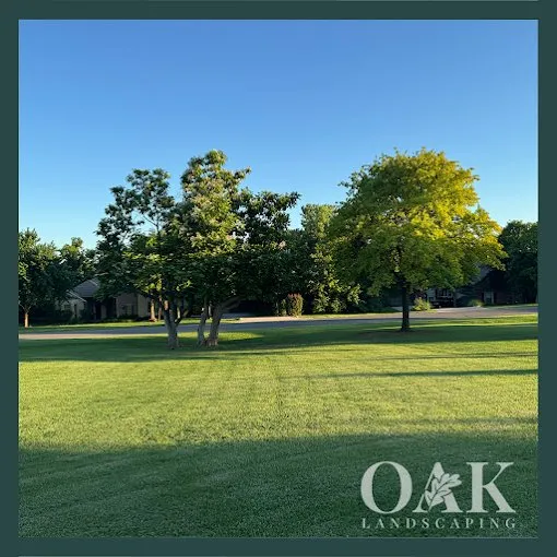 Custom landscape installation for beautiful yards in Oklahoma City, OK by OAK Outdoors