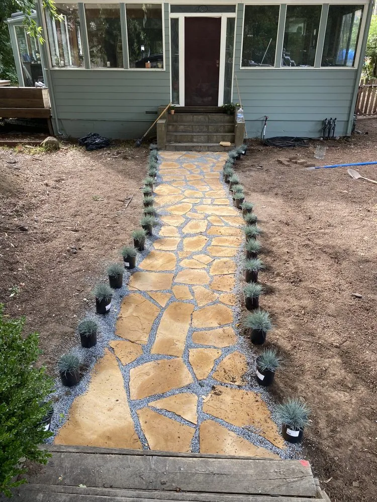 Custom landscape design for year-round maintenance in Point Reyes Station, CA by Oak River Landscaping