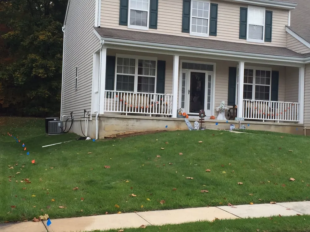 Custom landscape installation for beautiful yards in Shamong, NJ by Oak Shade Nursery & Landscape Services