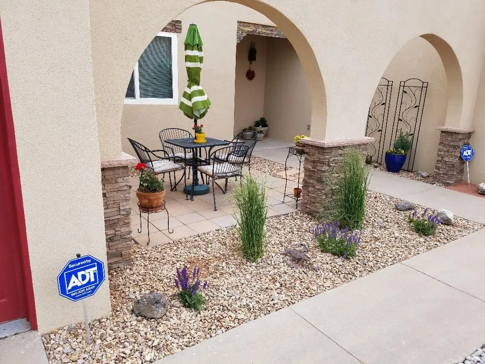 Trusted lawn mowing service for year-round maintenance in Albuquerque, NM by Oak Tree Landscape