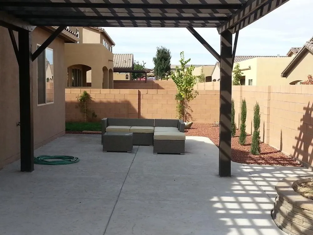 Expert outdoor landscaping for residential properties in Albuquerque, NM by Oak Tree Landscape