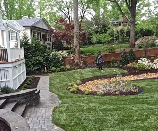 Custom residential landscaping for year-round maintenance in Mechanicsville, VA by Oak Valley Custom Hardscape