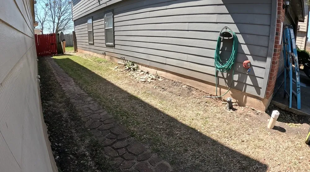 Custom garden landscaping in Austin, TX by Oakhill Home Services