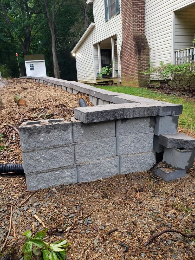 Professional garden landscaping in Charlotte, NC by Oakhurst Landscaping and TreeSservice