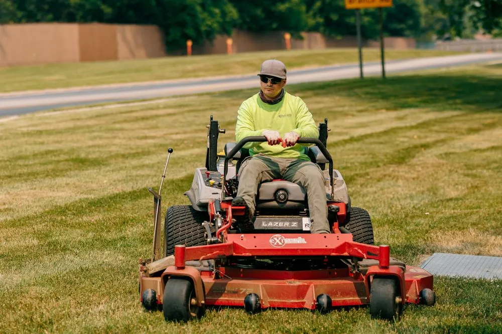 Professional yard cleanup service in Highland, MD by Oaklawn Landscaping