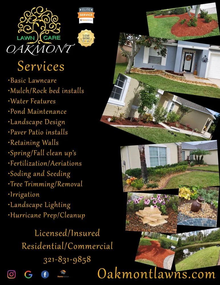 Trusted yard maintenance in Palm Bay, FL - Oakmont Lawn care