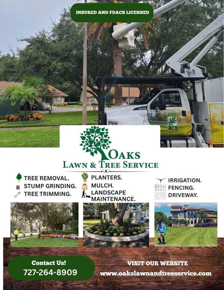 Expert residential landscaping in Port Richey, FL - Oaks Lawn and Tree Service