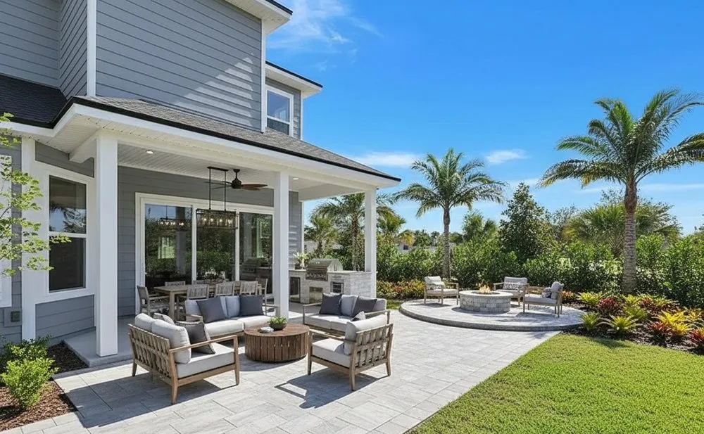 Trusted garden landscaping in St. Augustine, FL by Oakstone Luxury Outdoors