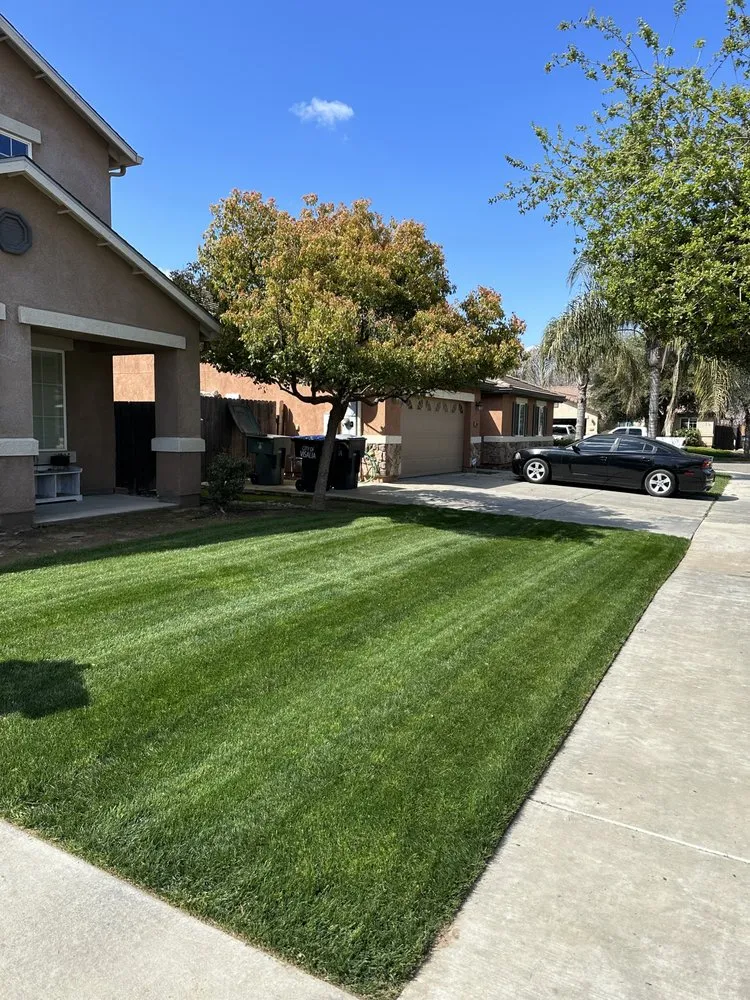 Expert landscaping services for homes in Farmersville, CA by Oakwood Landscape