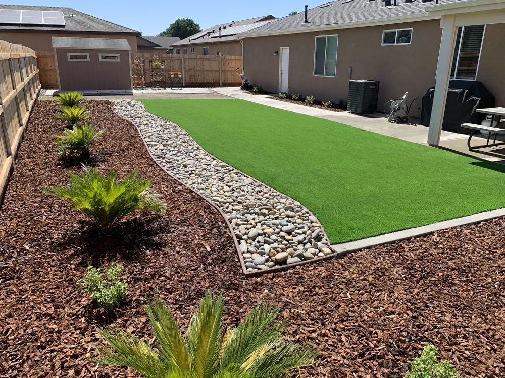 Professional residential landscaping for outdoor upgrades in Farmersville, CA by Oakwood Landscape
