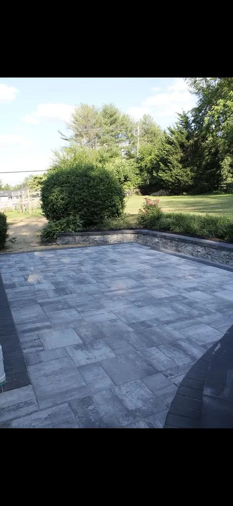 Custom landscape design in Perry Hall, MD by Oakwood Landscaping