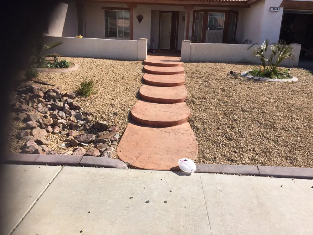 Expert outdoor landscaping in Victorville, CA by Oasis Custom Curbing And Landscaping