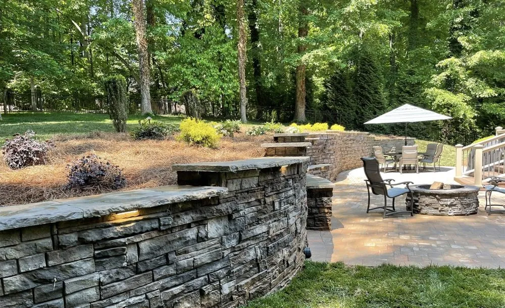 Custom outdoor landscaping for beautiful yards in Columbus, IN by Oasis Land Management