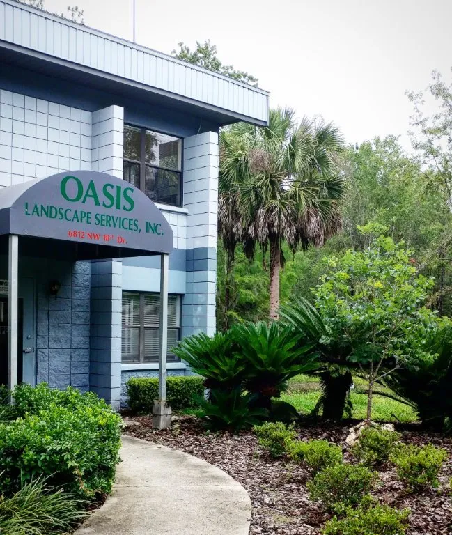 Custom outdoor landscaping in Gainesville, FL by Oasis Landscape Services