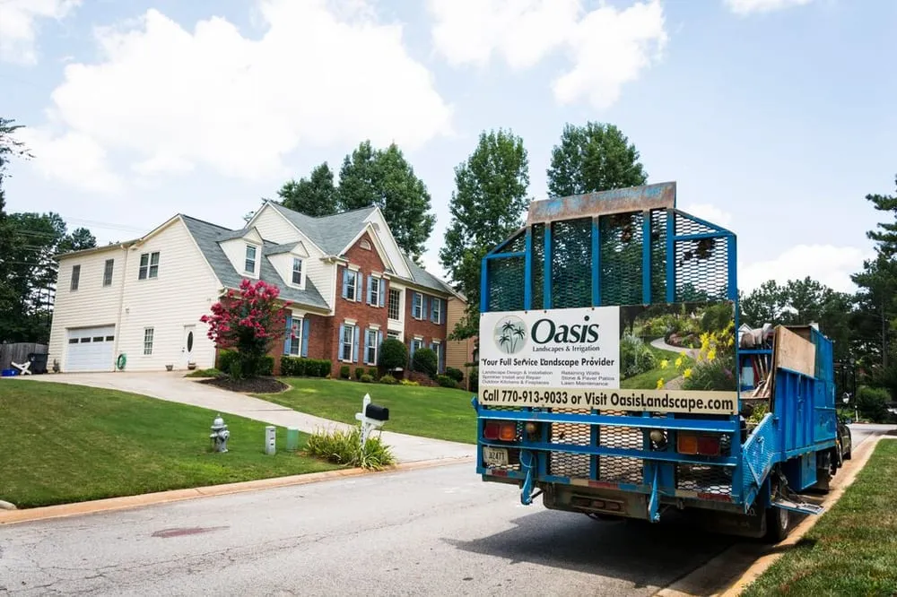 Reliable landscaping services for beautiful yards in Atlanta, GA by Oasis Landscapes & Irrigation