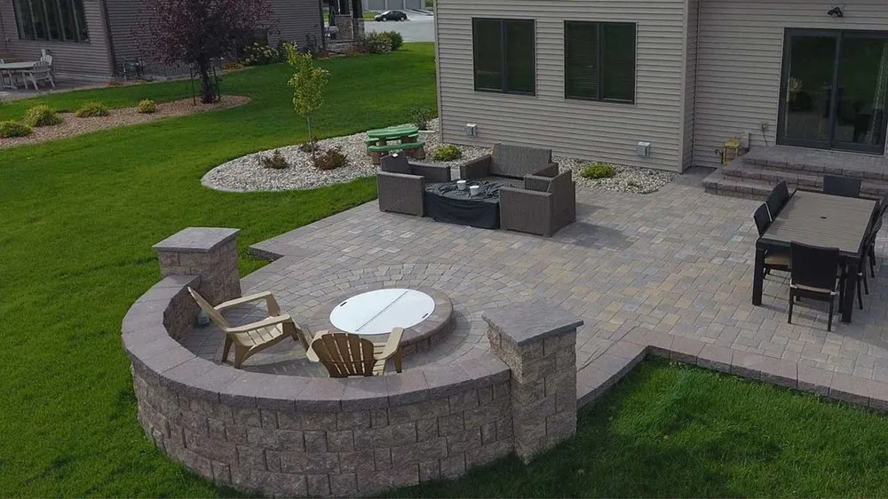 Professional yard cleanup service for beautiful yards in West Fargo, ND by Oasis Landscapes