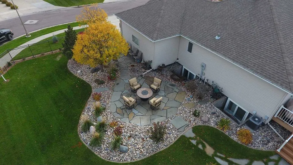 Trusted outdoor landscaping with custom design in West Fargo, ND by Oasis Landscapes