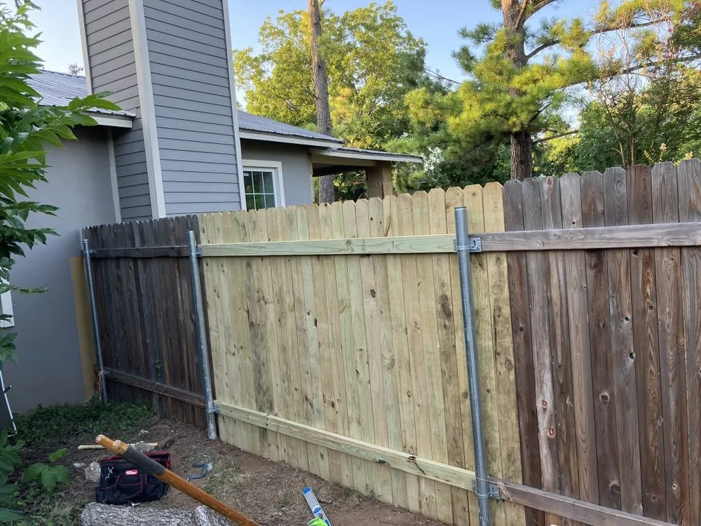 Custom landscape design in Buda, TX by Oasis Landscaping & Fencing