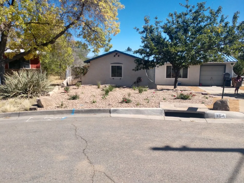 Local landscape installation in Los Alamos, NM by Oasis Landscaping