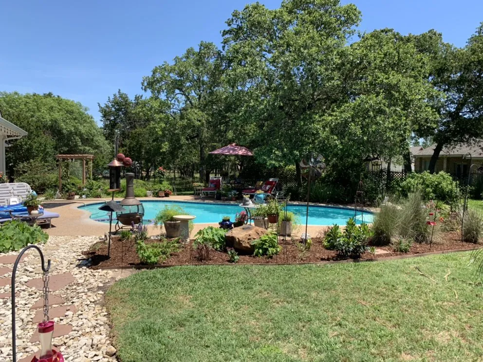 Professional landscaping services in Woodway, TX by Oasis Lawn and Garden