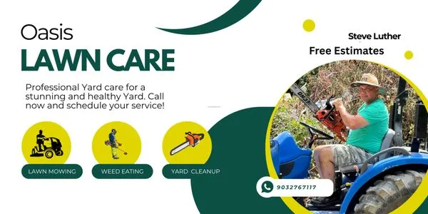 Oasis Lawn Care Logo