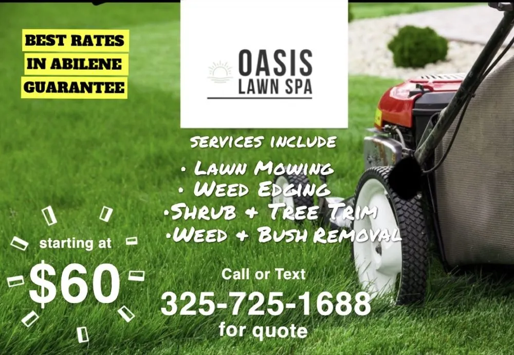 Expert residential landscaping experts serving Abilene, TX - Oasis Lawn Spa