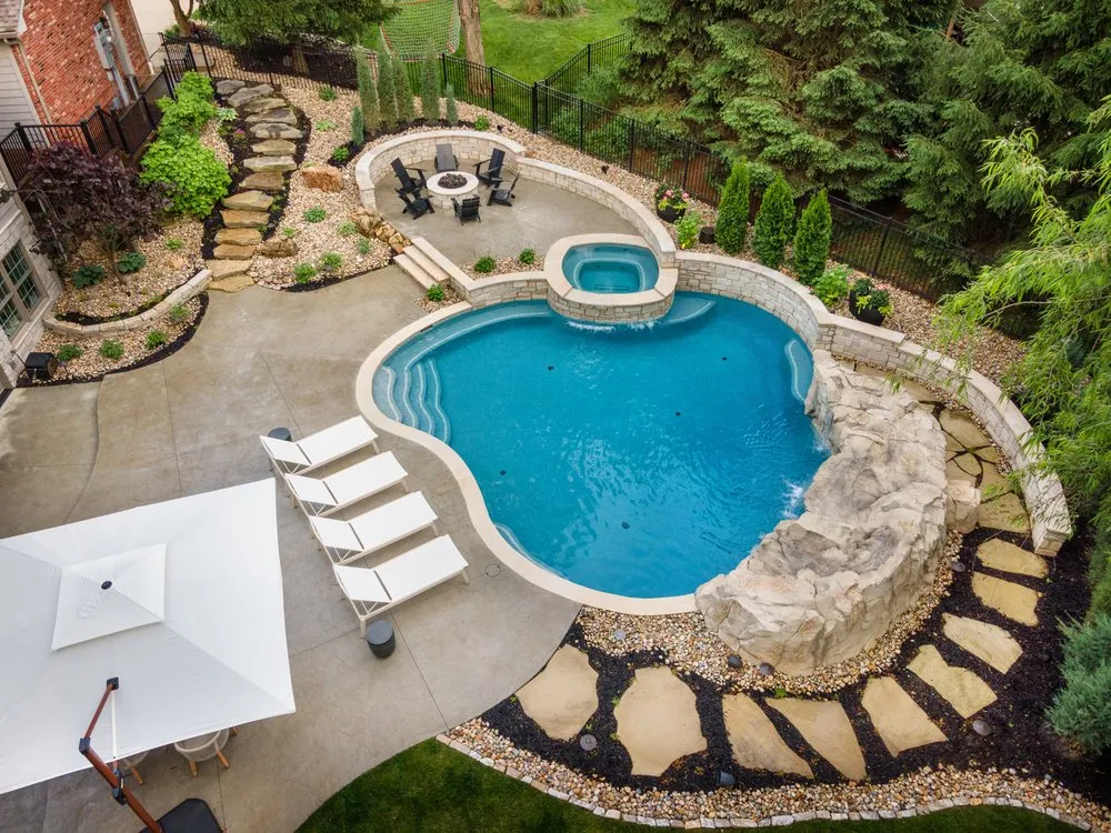 Expert lawn mowing service for homes in Wood River, IL by Oasis Pools