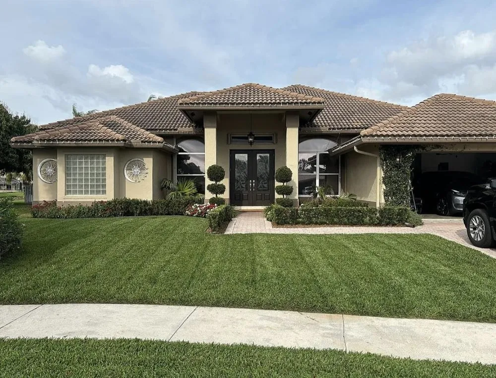 Expert lawn mowing service in West Palm Beach, FL by Oasis Property M&M