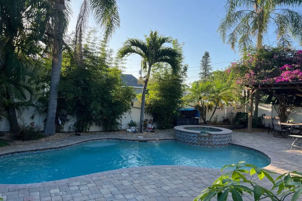 Professional outdoor landscaping in West Palm Beach, FL by Oasis Property M&M