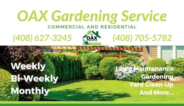 Oax Gardening Service Logo
