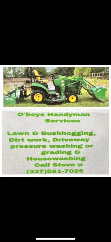Local yard maintenance in Duson, LA by Oboys Lawn Service