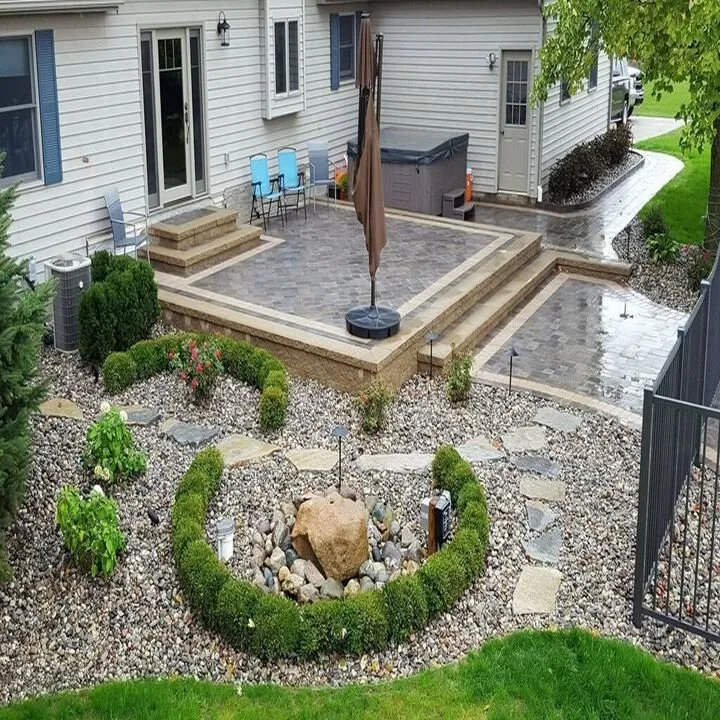 Professional residential landscaping in Armada, MI by OBRY Brick and Landscape