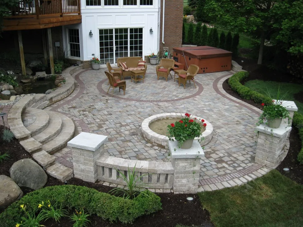 Affordable yard maintenance with custom design across Armada, MI - OBRY Brick and Landscape
