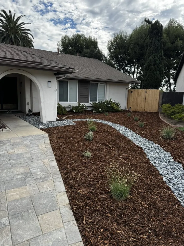 Custom garden landscaping near you in Fullerton, CA by OC Pro Lawn and Landscape